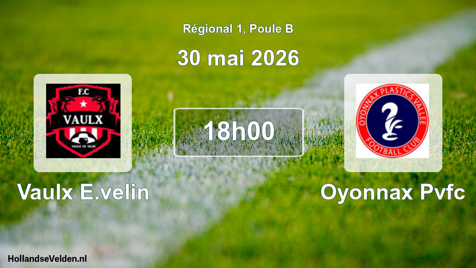 Scheduled Match: Vaulx E.velin - Oyonnax Pvfc (30 May 2026)