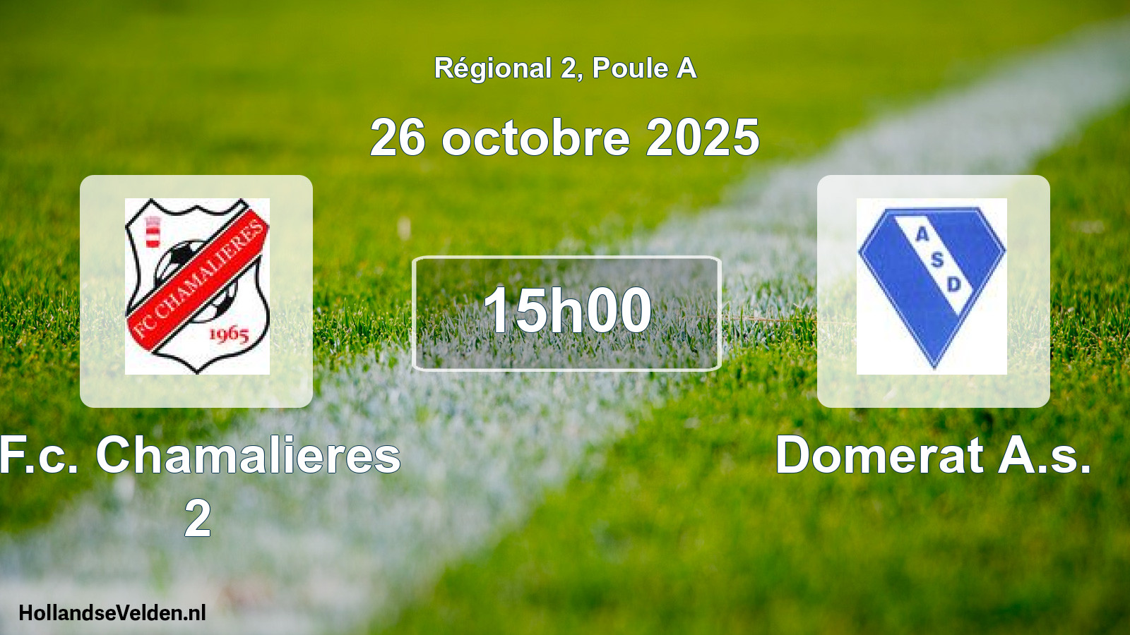 Scheduled Match: F.c. Chamalieres 2 - Domerat A.s. (26 October 2025)