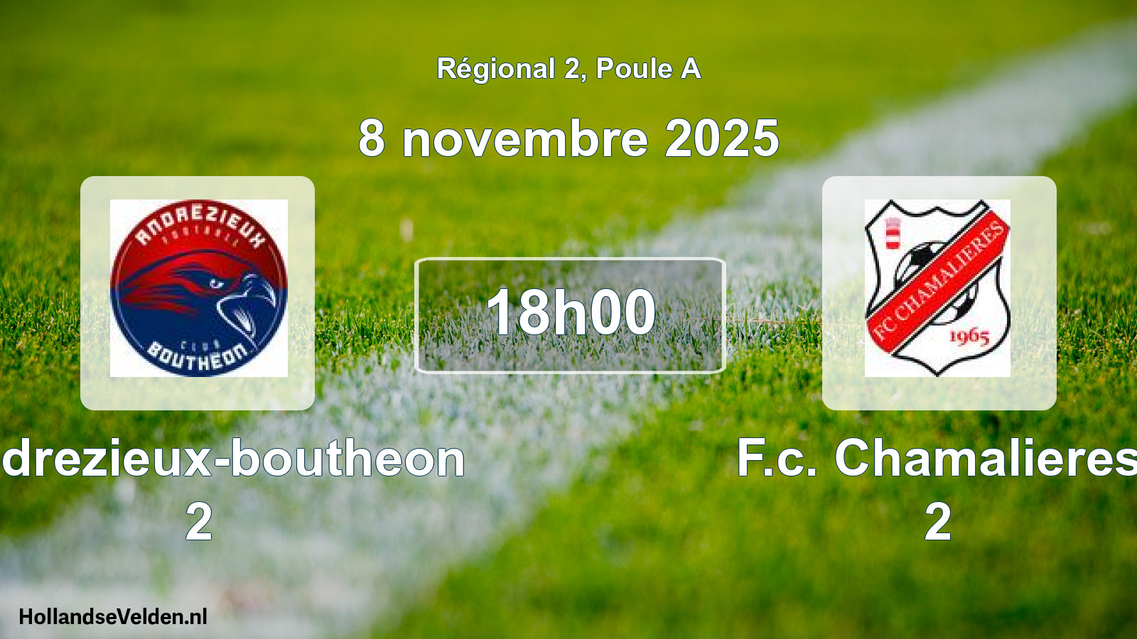 Geplande wedstrijd: Andrezieux-boutheon 2 - F.c. Chamalieres 2 (8 november 2025)