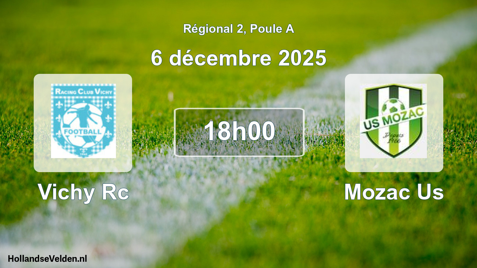 Scheduled Match: Vichy Rc - Mozac Us (6 December 2025)