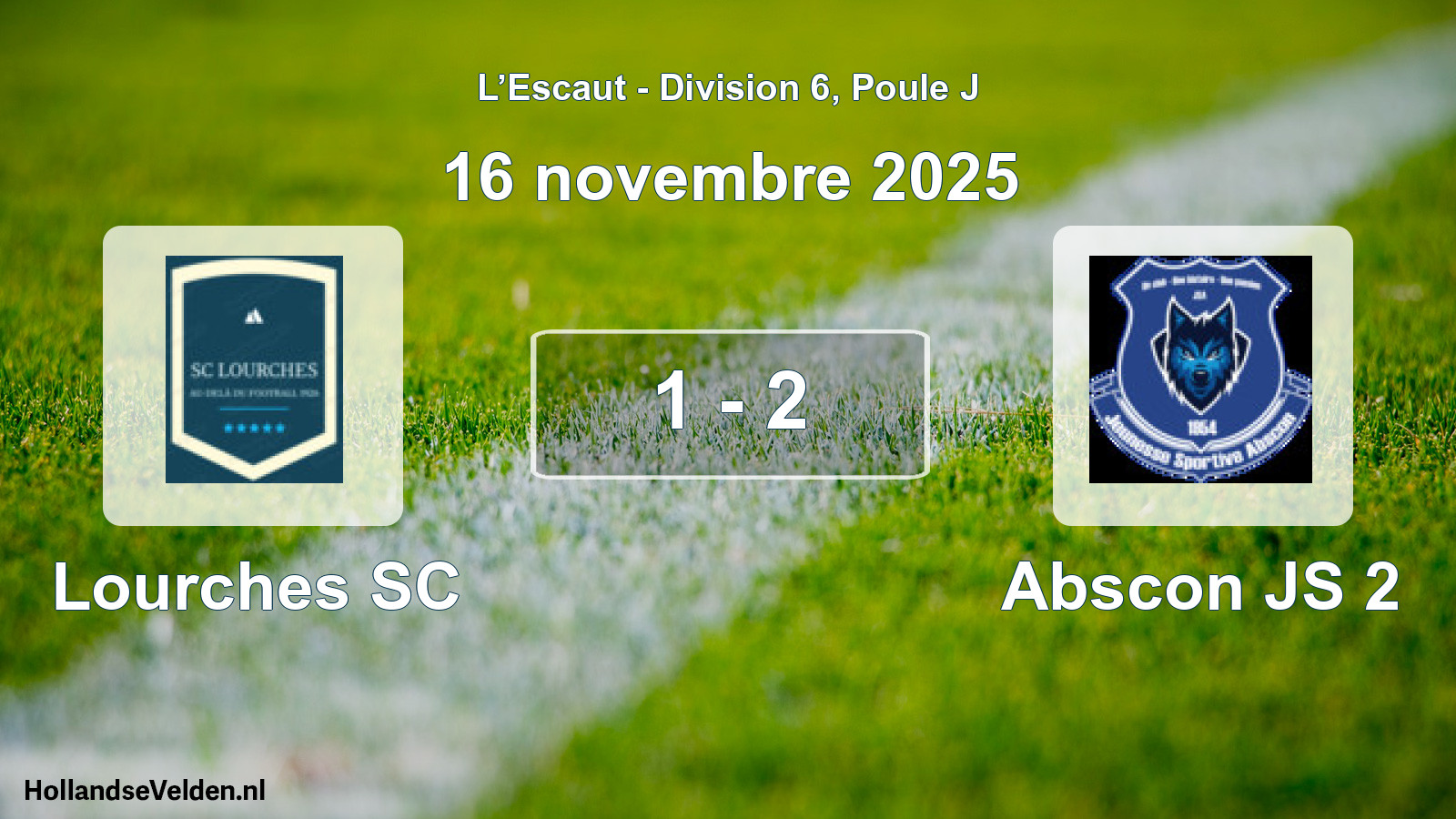 Match joué: Lourches SC - Abscon JS 2 1 - 2 (16 novembre 2025)