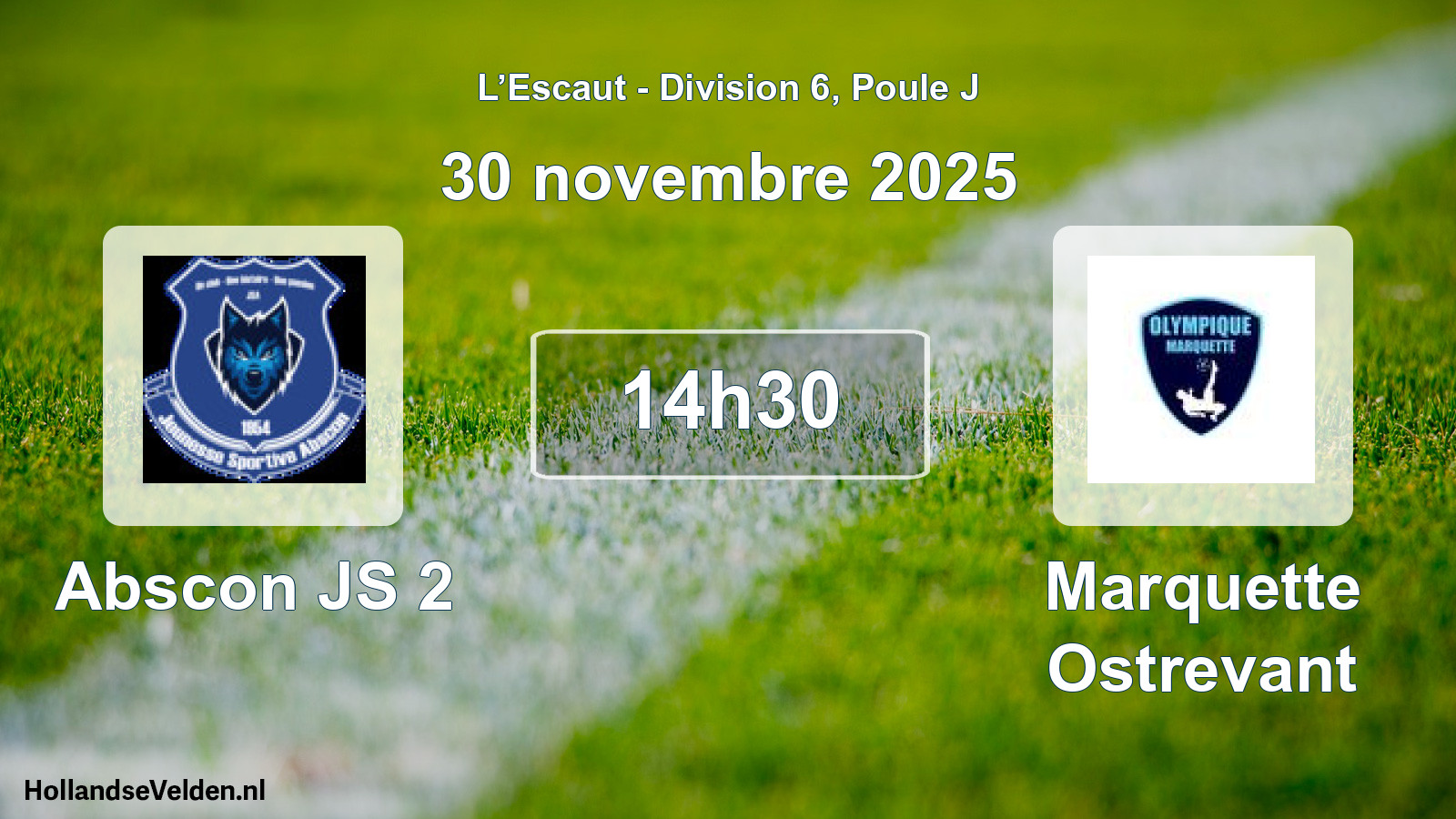 Scheduled Match: Abscon JS 2 - Marquette Ostrevant (30 November 2025)