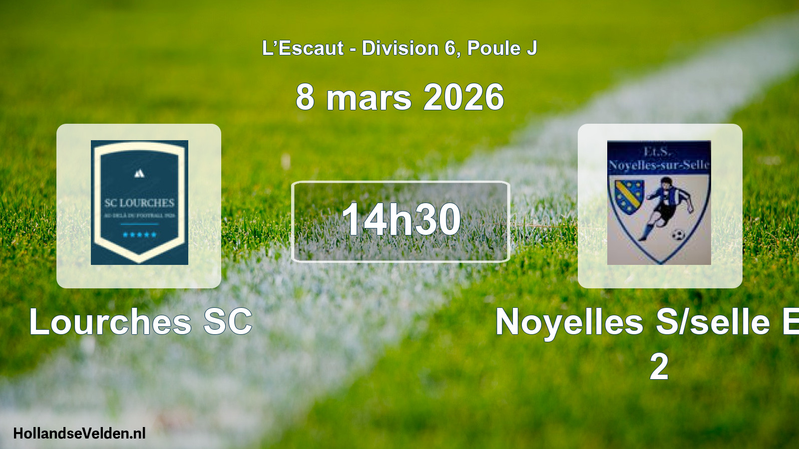 Match programmé: Lourches SC - Noyelles S/selle Es 2 (8 mars 2026)