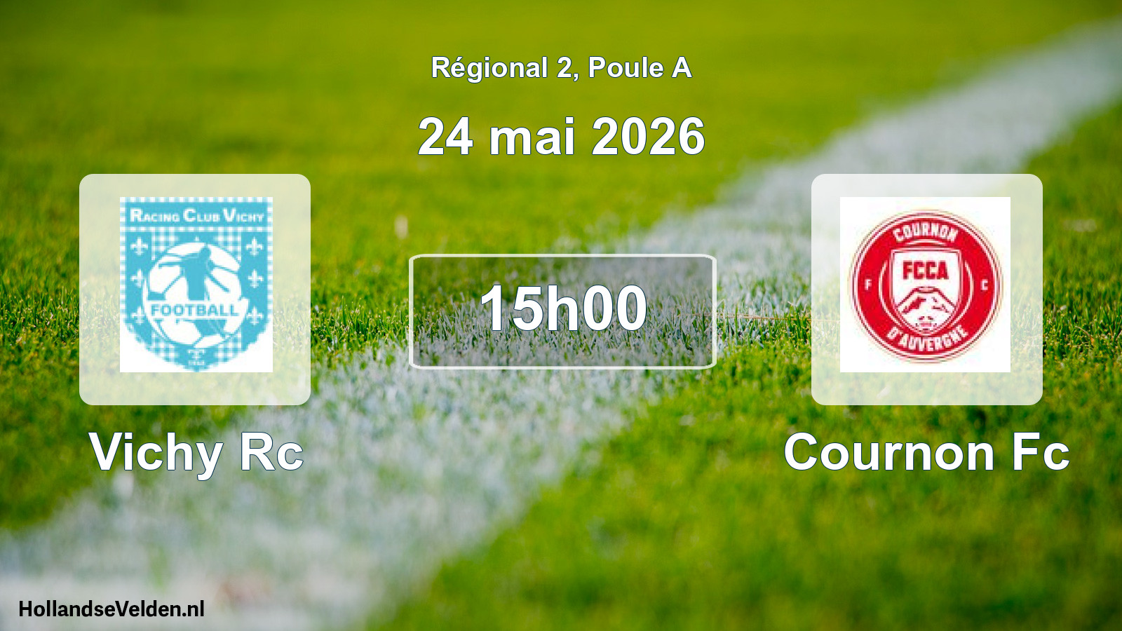 Scheduled Match: Vichy Rc - Cournon Fc (24 May 2026)