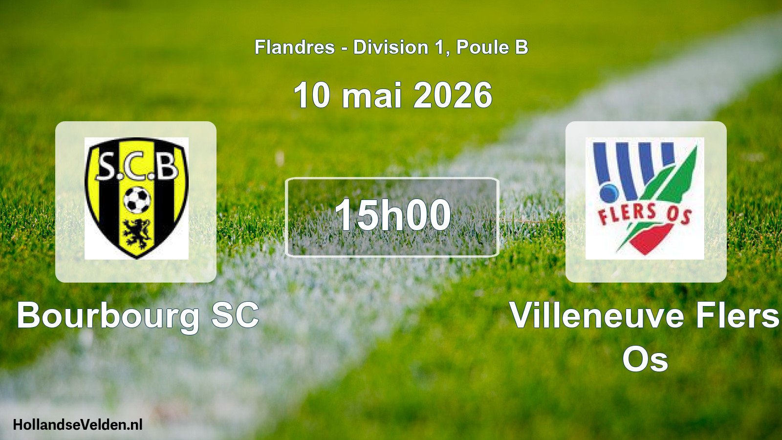 Scheduled Match: Bourbourg SC - Villeneuve Flers Os (10 May 2026)