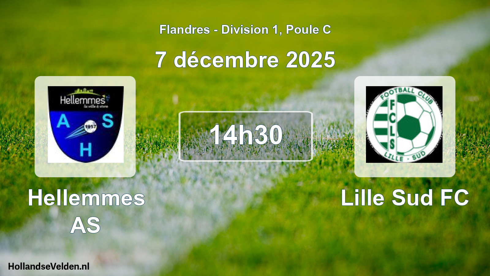 Scheduled Match: Hellemmes AS - Lille Sud FC (7 December 2025)