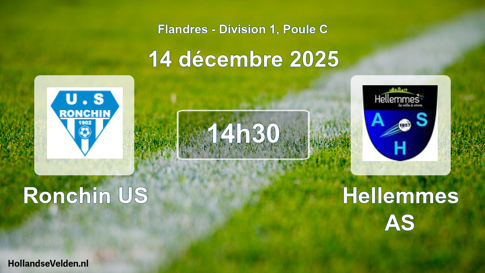 Scheduled Match: Ronchin US - Hellemmes AS (14 December 2025)