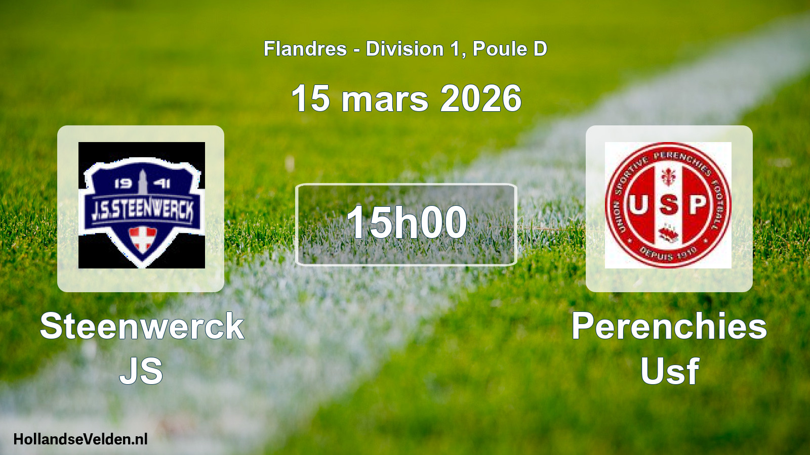 Scheduled Match: Steenwerck JS - Perenchies Usf (15 March 2026)