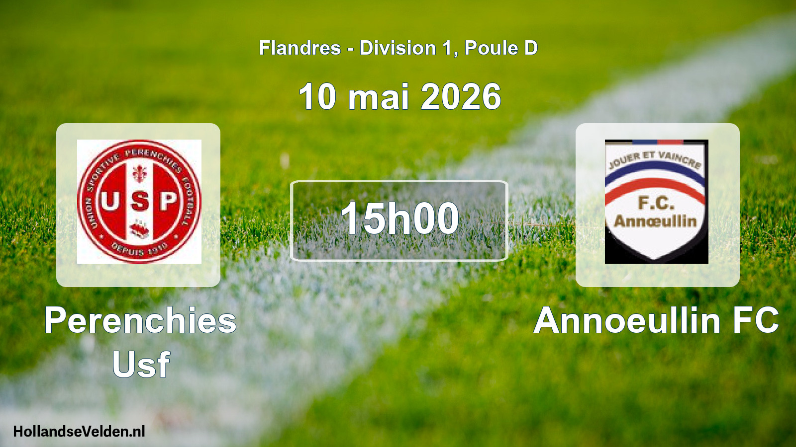 Scheduled Match: Perenchies Usf - Annoeullin FC (10 May 2026)