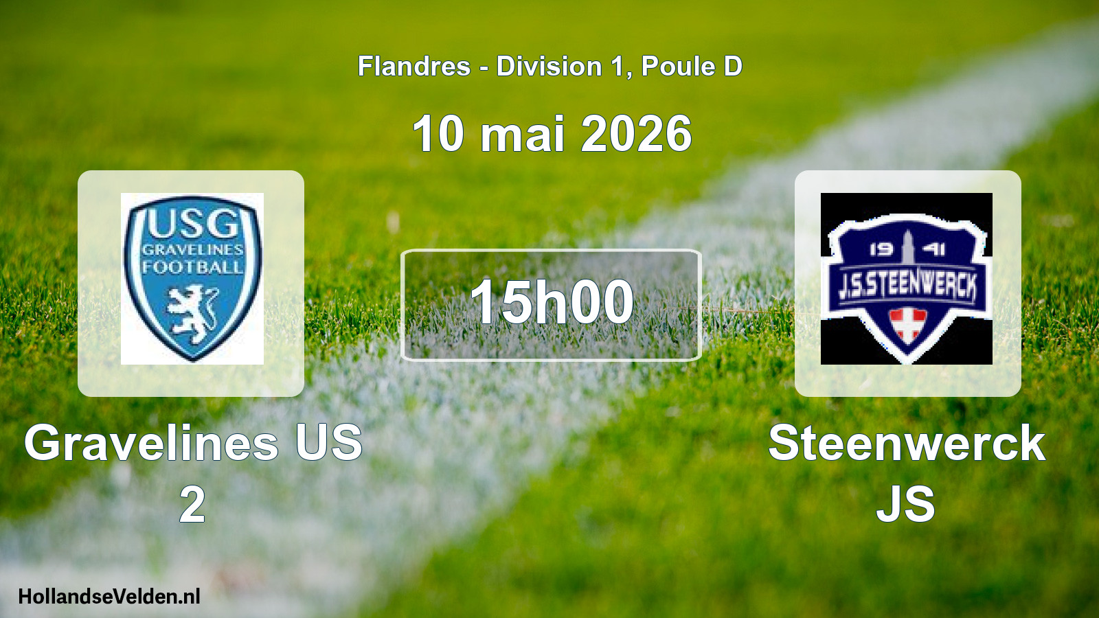 Match programmé: Gravelines US 2 - Steenwerck JS (10 mai 2026)