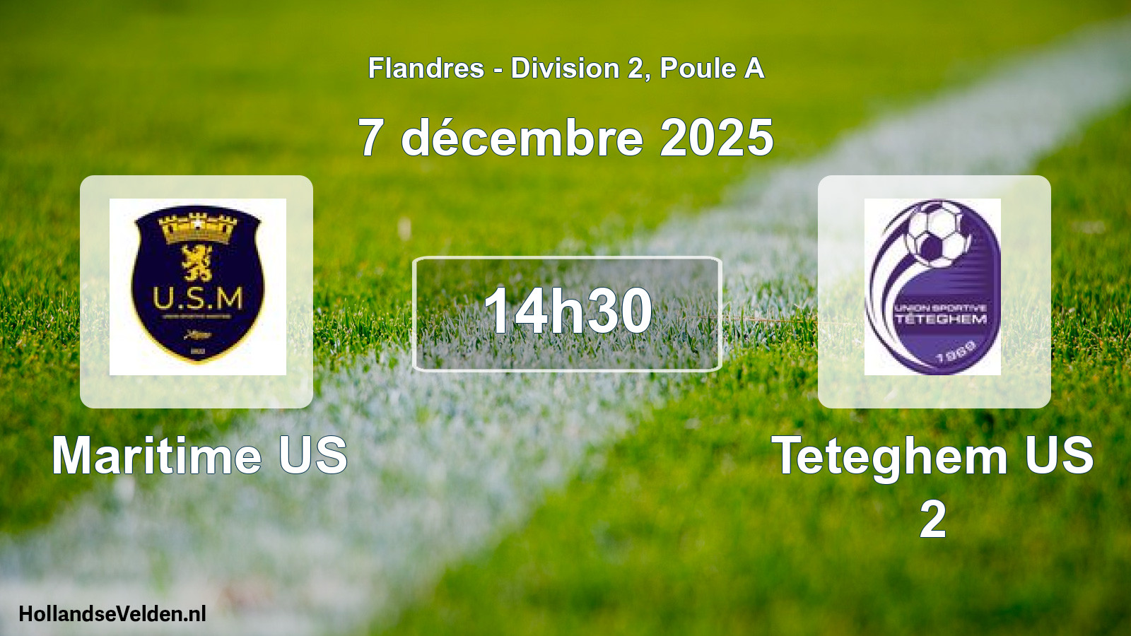 Match programmé: Maritime US - Teteghem US 2 (7 décembre 2025)