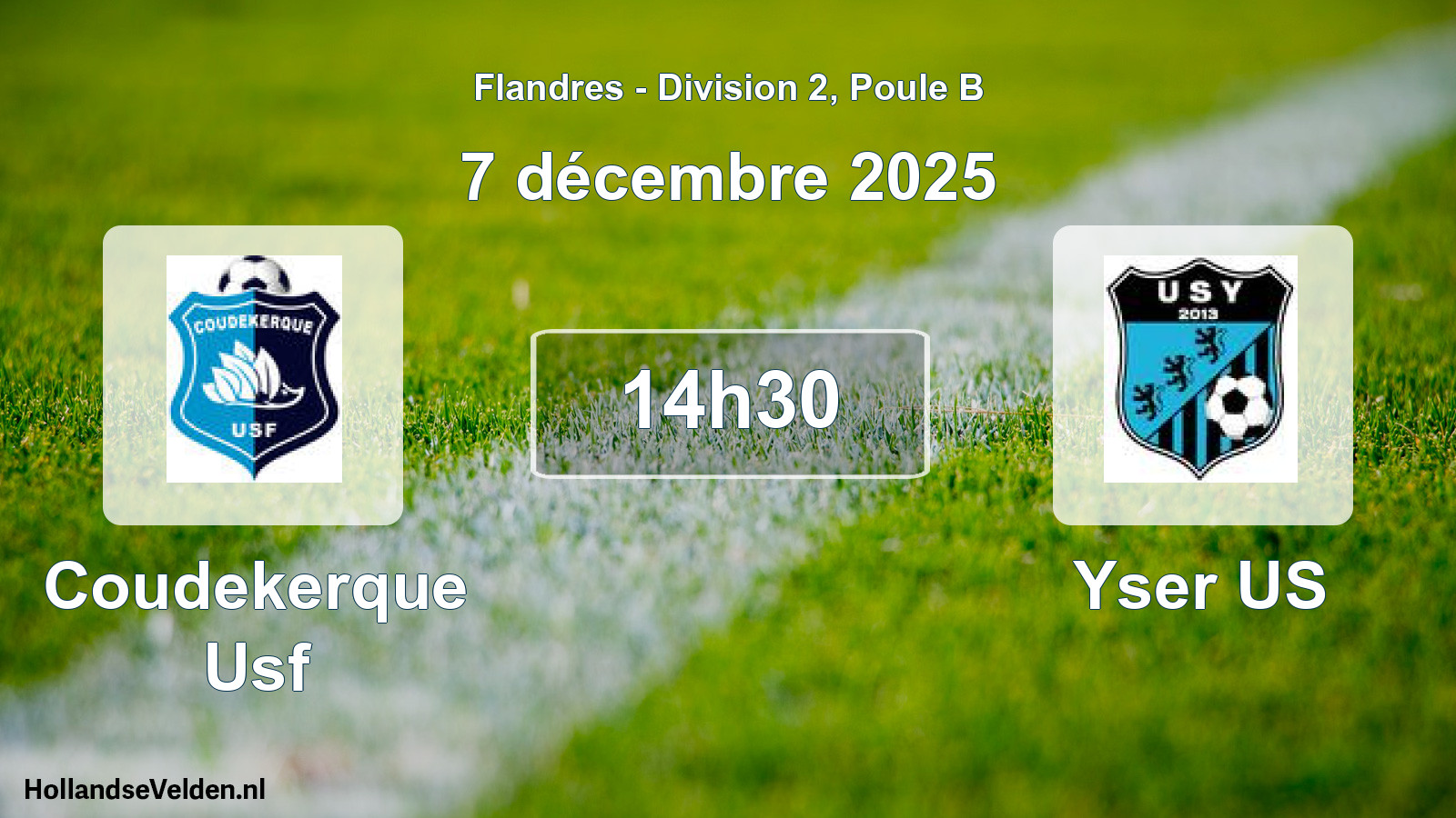 Geplande wedstrijd: Coudekerque Usf - Yser US (7 december 2025)