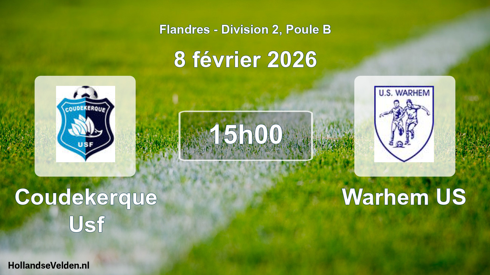 Scheduled Match: Coudekerque Usf - Warhem US (8 February 2026)
