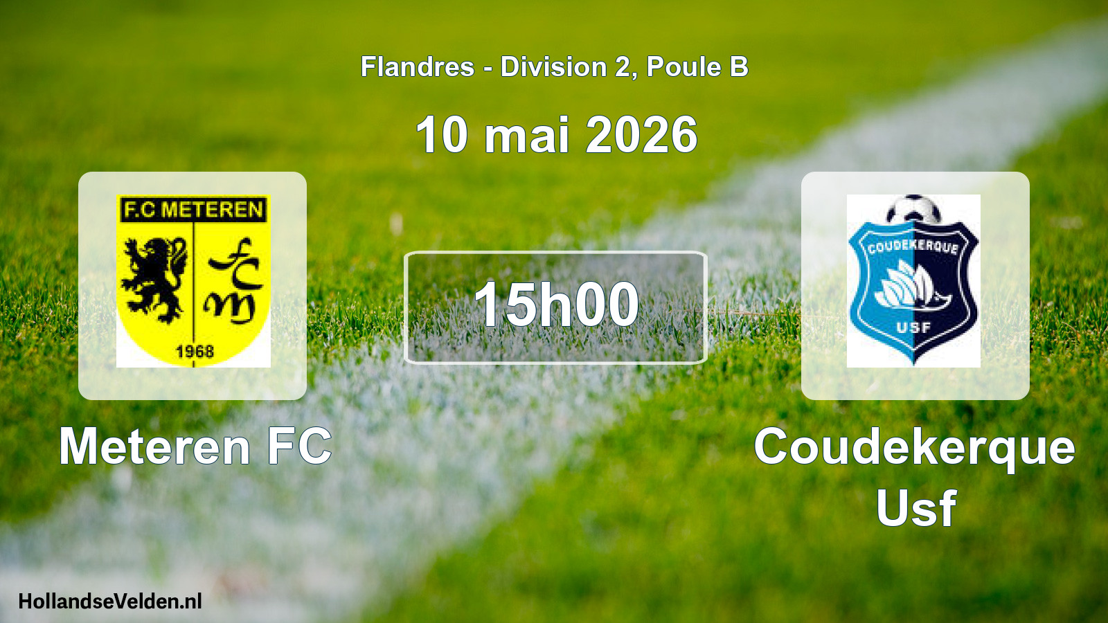Match programmé: Meteren FC - Coudekerque Usf (10 mai 2026)