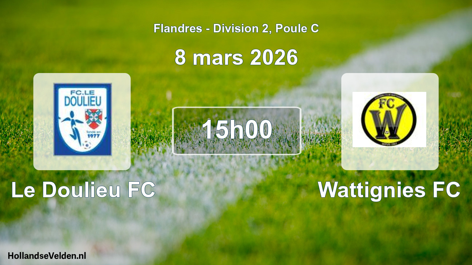 Scheduled Match: Le Doulieu FC - Wattignies FC (8 March 2026)