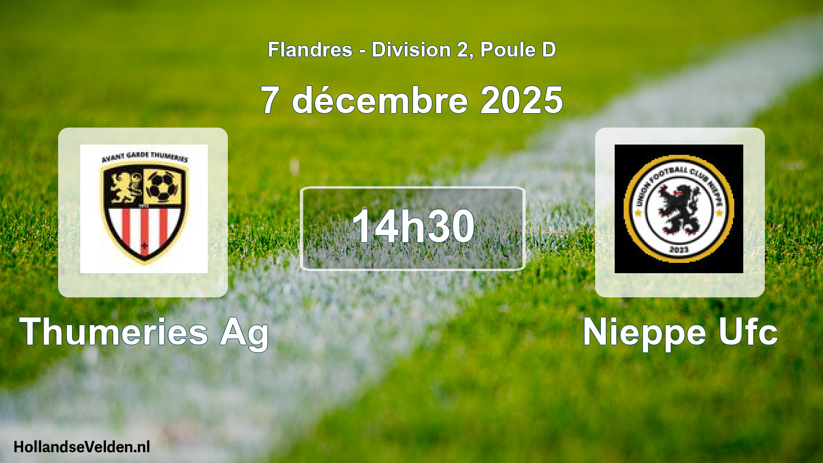 Scheduled Match: Thumeries Ag - Nieppe Ufc (7 December 2025)