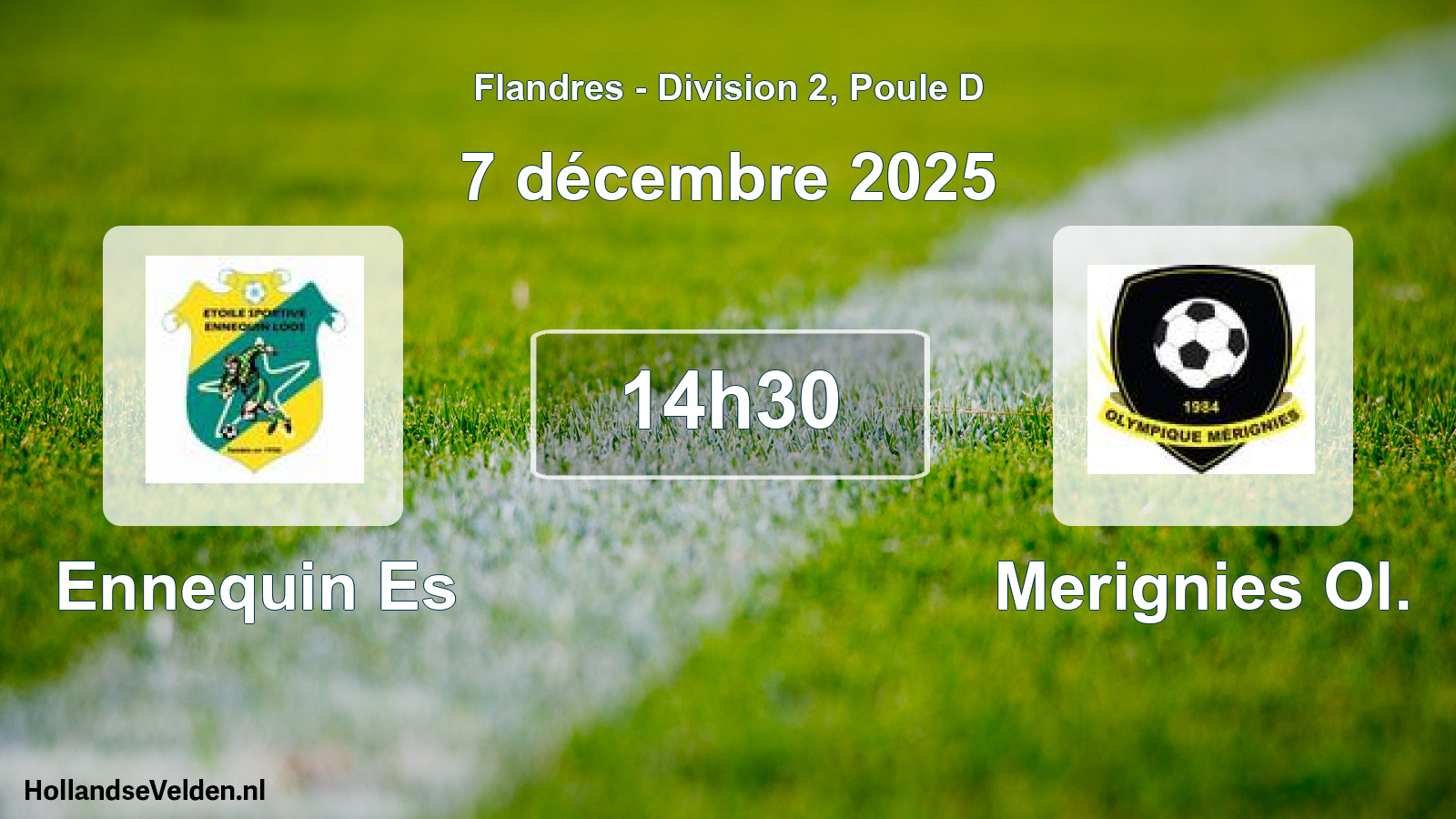 Geplande wedstrijd: Ennequin Es - Merignies Ol. (7 december 2025)