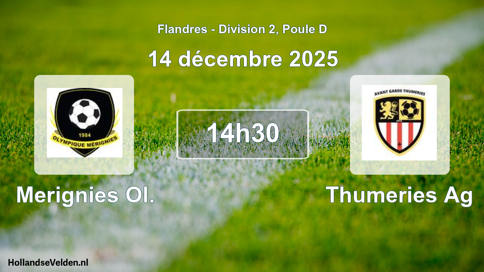 Scheduled Match: Merignies Ol. - Thumeries Ag (14 December 2025)