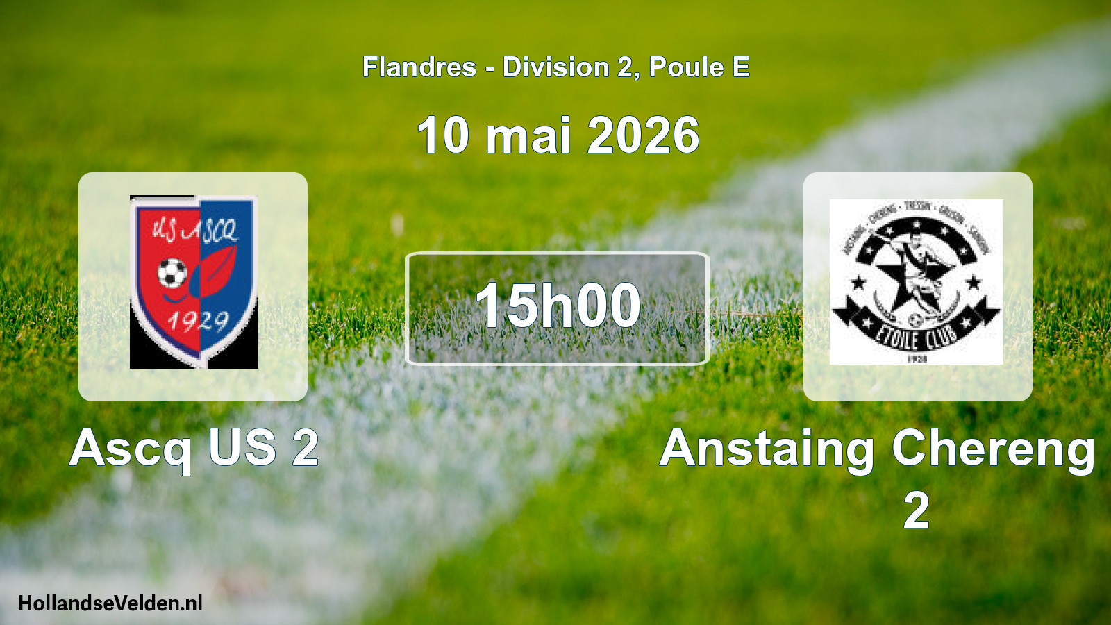 Scheduled Match: Ascq US 2 - Anstaing Chereng Ec 2 (10 May 2026)