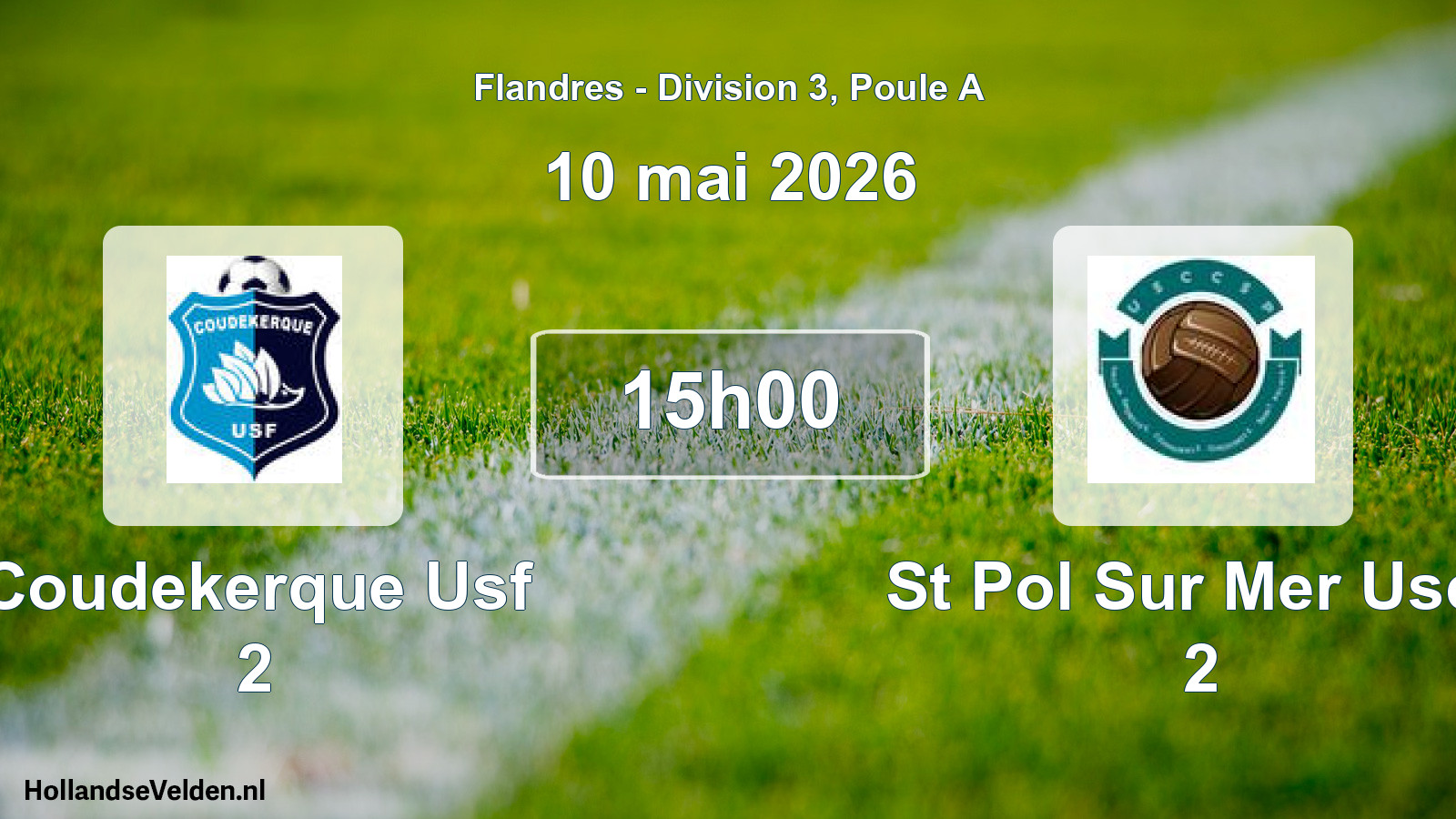 Scheduled Match: Coudekerque Usf 2 - St Pol Sur Mer Uscc 2 (10 May 2026)