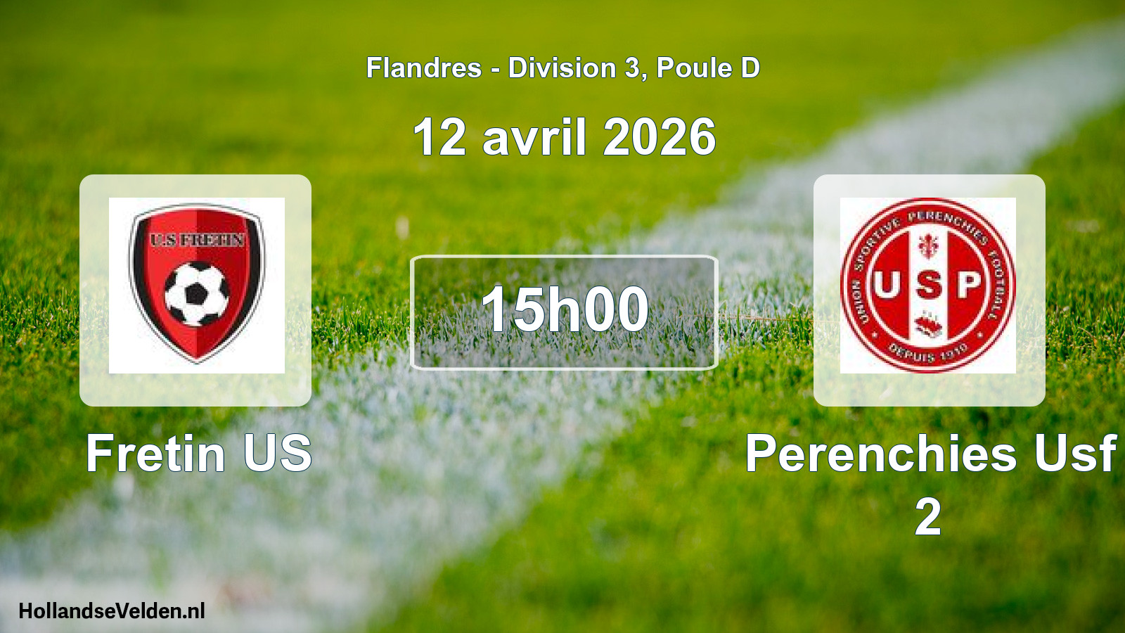 Geplande wedstrijd: Fretin US - Perenchies Usf 2 (12 april 2026)