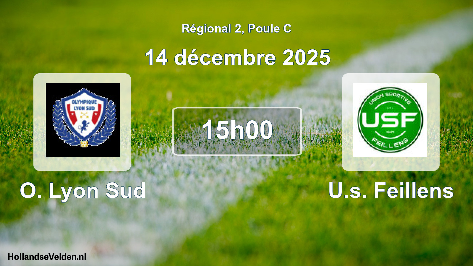 Scheduled Match: O. Lyon Sud - U.s. Feillens (14 December 2025)