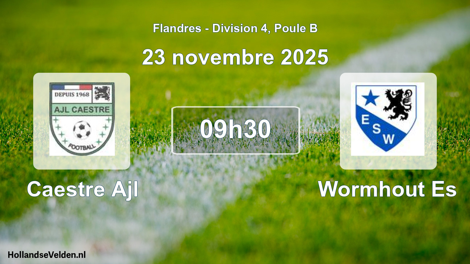 Scheduled Match: Caestre Ajl - Wormhout Es (23 November 2025)