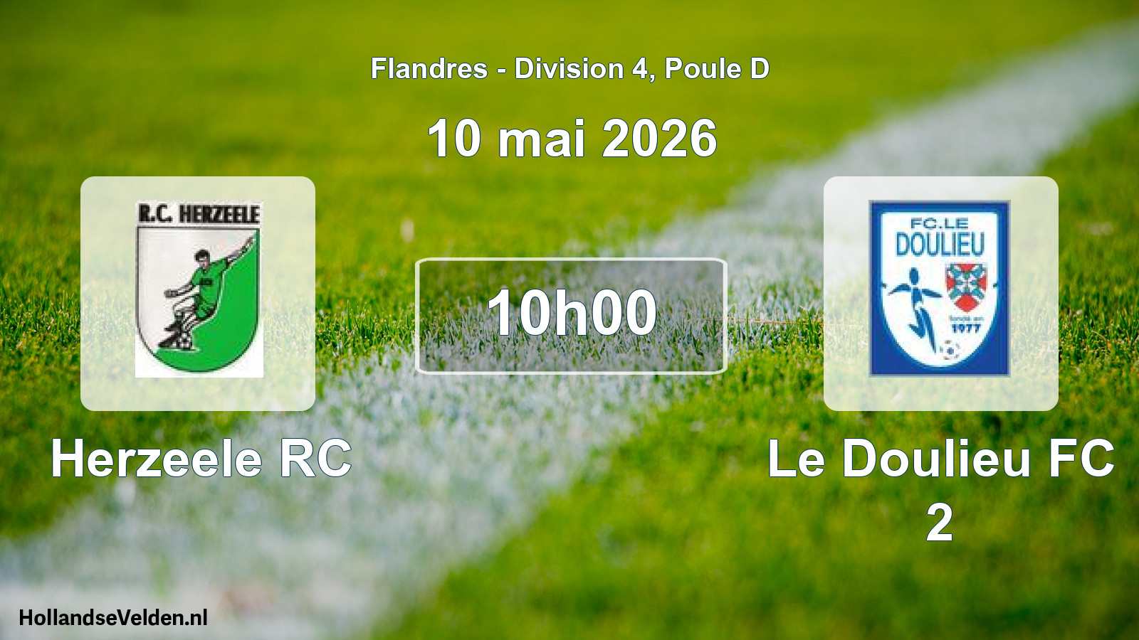 Scheduled Match: Herzeele RC - Le Doulieu FC 2 (10 May 2026)