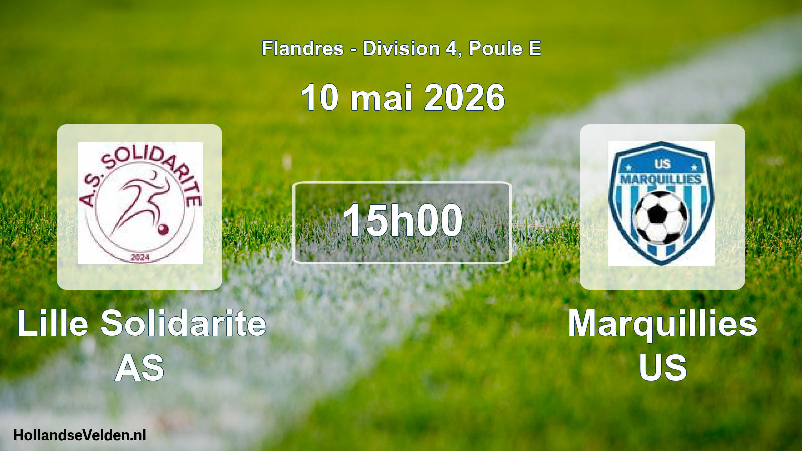 Scheduled Match: Lille Solidarite AS - Marquillies US (10 May 2026)