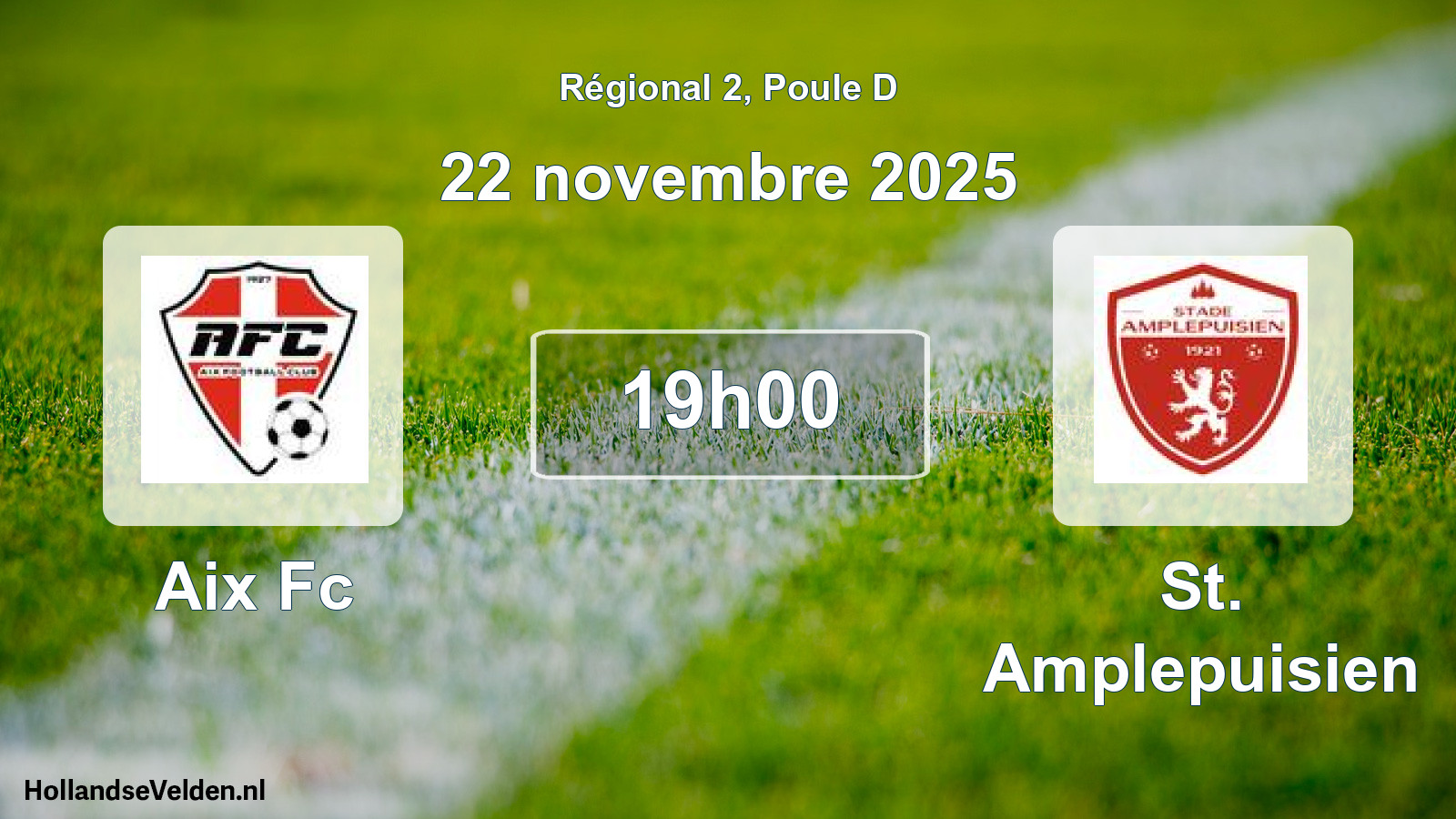Geplande wedstrijd: Aix Fc - St. Amplepuisien (22 november 2025)