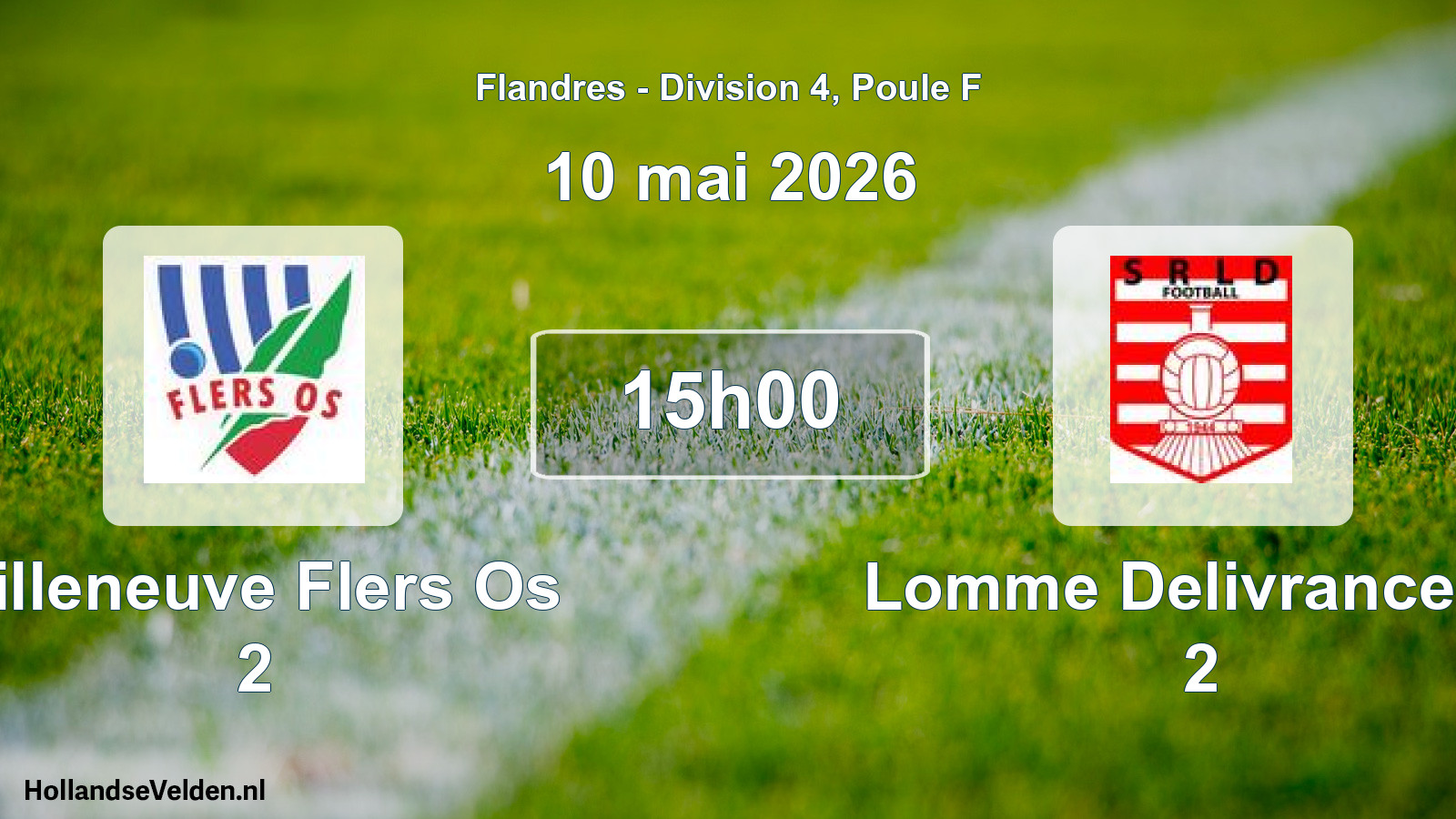 Geplande wedstrijd: Villeneuve Flers Os 2 - Lomme Delivrance Sr 2 (10 mei 2026)