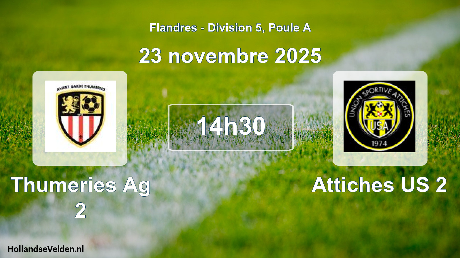 Scheduled Match: Thumeries Ag 2 - Attiches US 2 (23 November 2025)