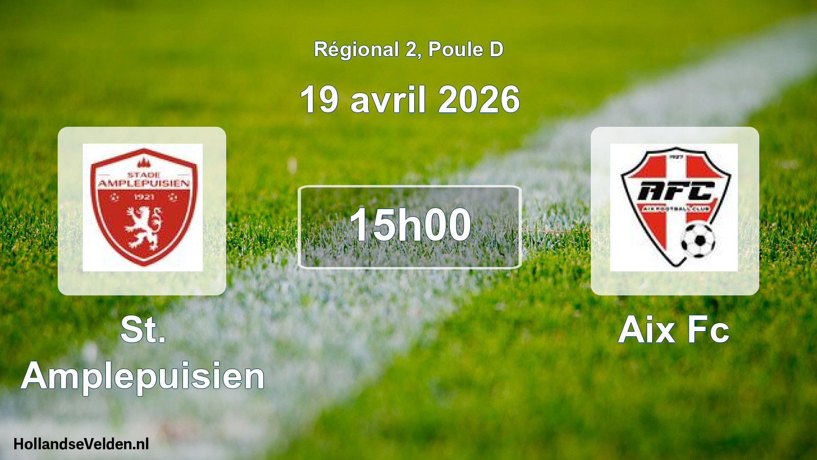 Geplande wedstrijd: St. Amplepuisien - Aix Fc (19 avril 2026)
