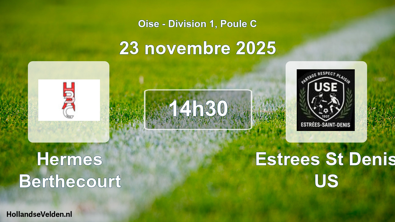 Scheduled Match: Hermes Berthecourt - Estrees St Denis US (23 November 2025)