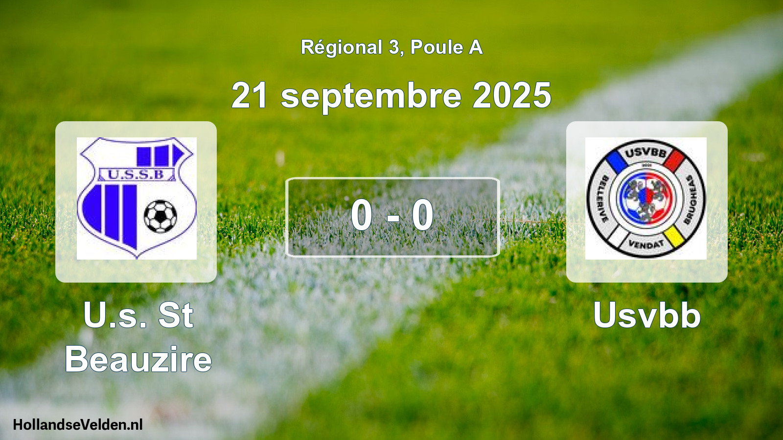 Gespeelde wedstrijd: U.s. St Beauzire - Usvbb 0 - 0 (21 september 2025)