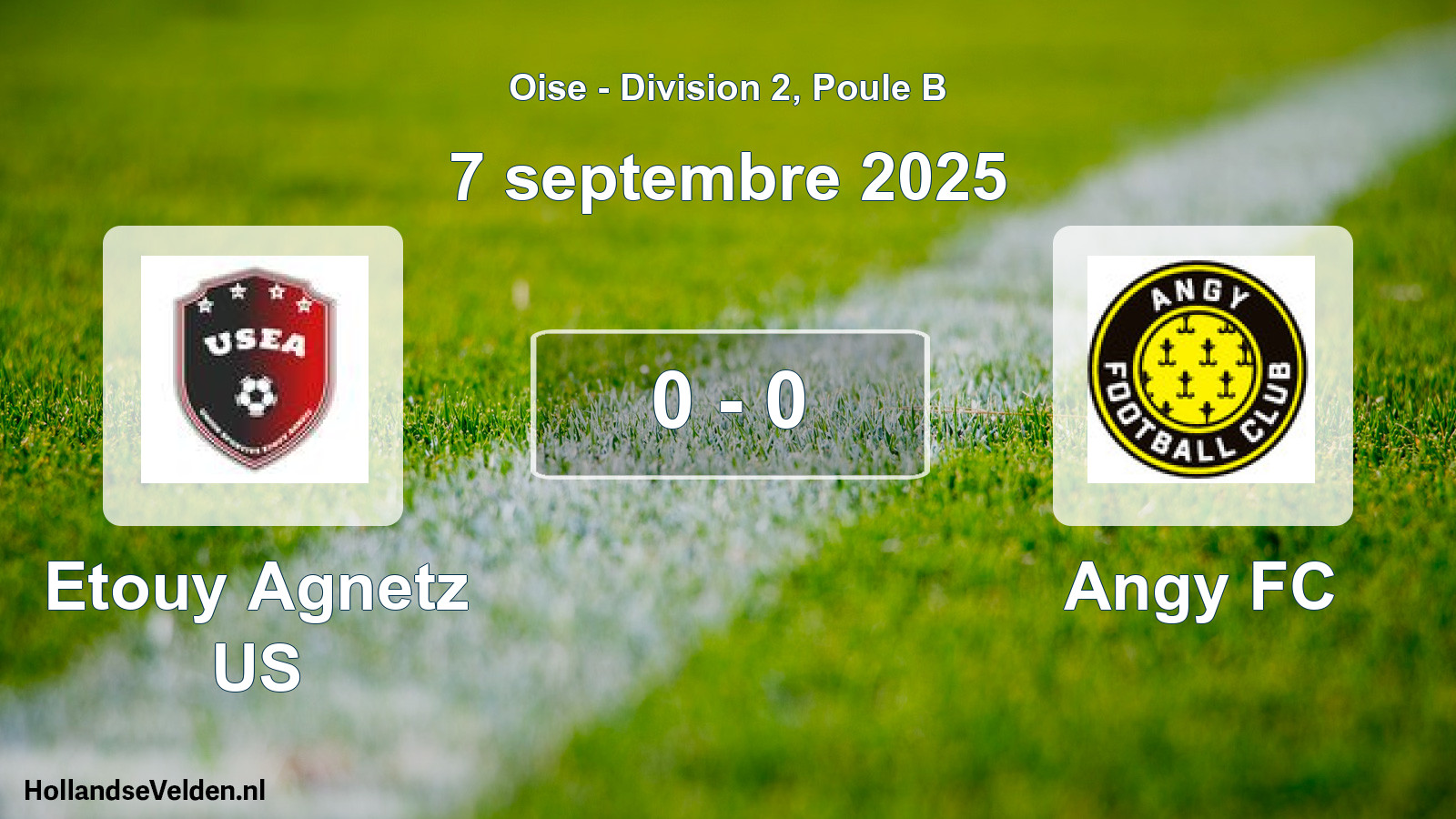 Match joué: Etouy Agnetz US - Angy FC 0 - 0 (7 septembre 2025)