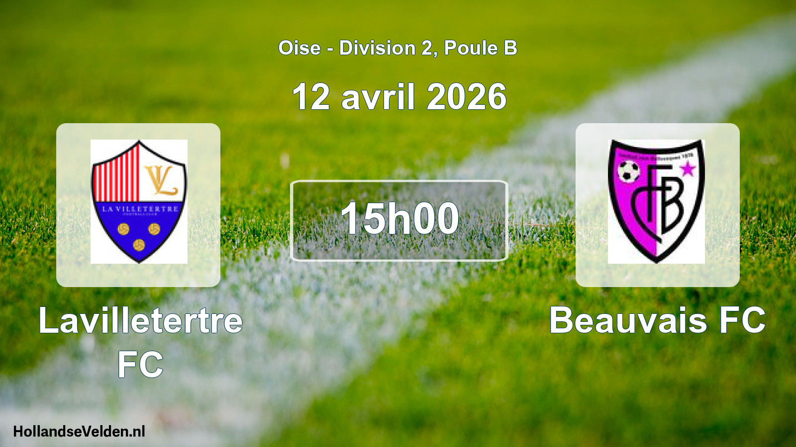 Scheduled Match: Lavilletertre FC - Beauvais FC (12 April 2026)