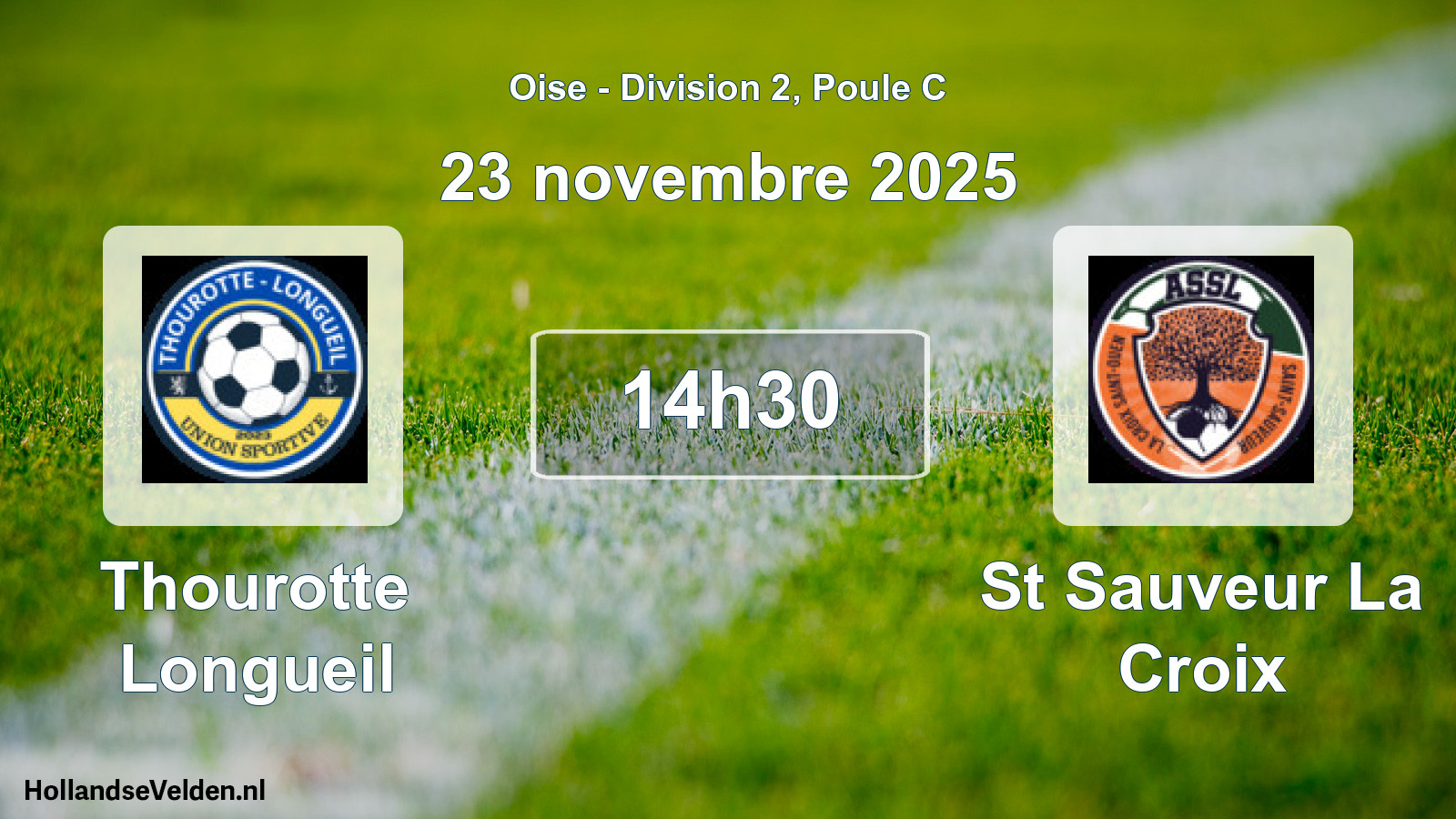Match programmé: Thourotte Longueil - St Sauveur La Croix (23 novembre 2025)