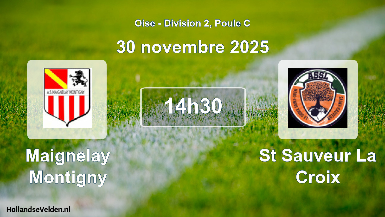 Match programmé: Maignelay Montigny - St Sauveur La Croix (30 novembre 2025)