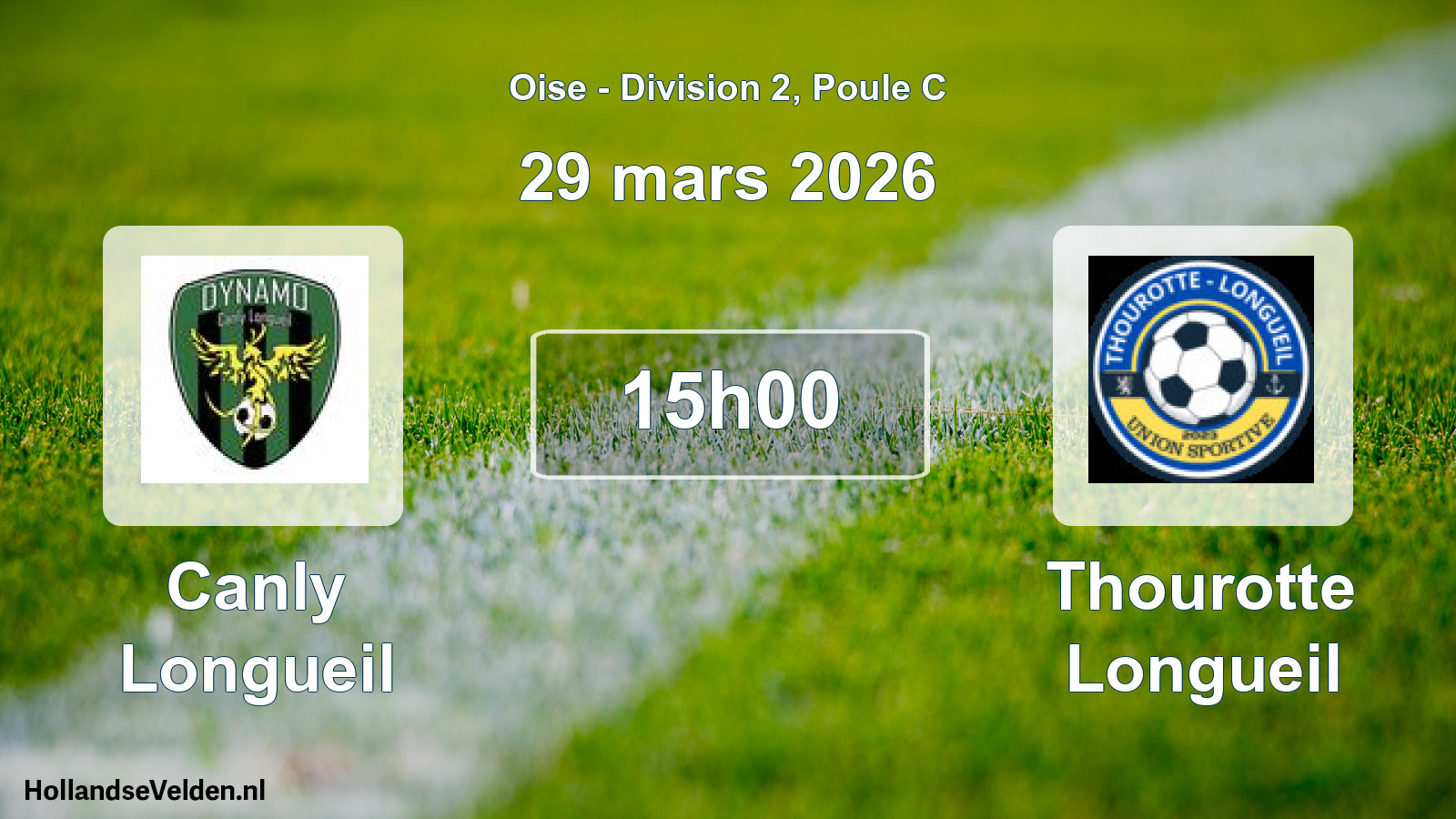 Match programmé: Canly Longueil - Thourotte Longueil (29 mars 2026)