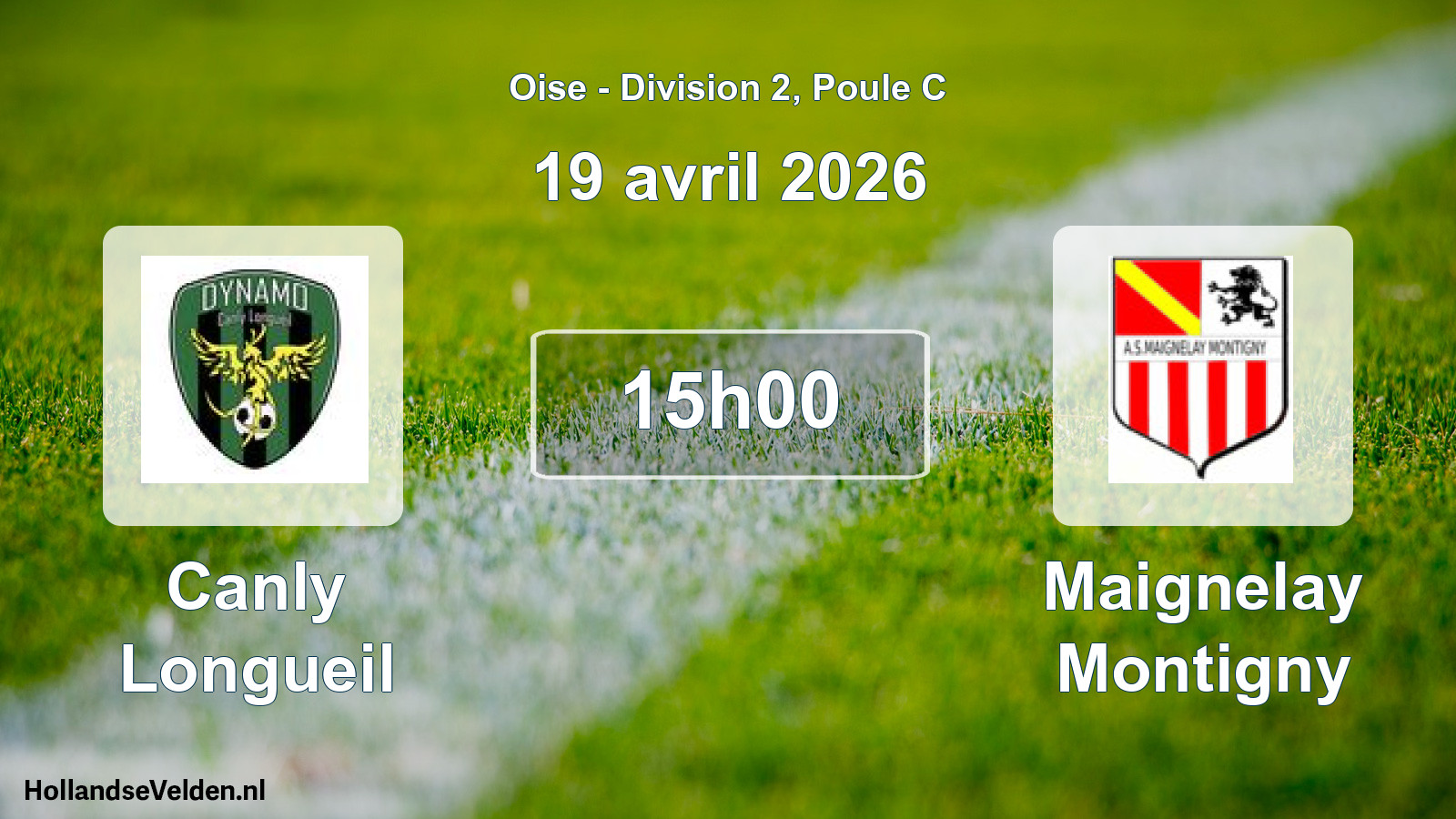 Match programmé: Canly Longueil - Maignelay Montigny (19 avril 2026)