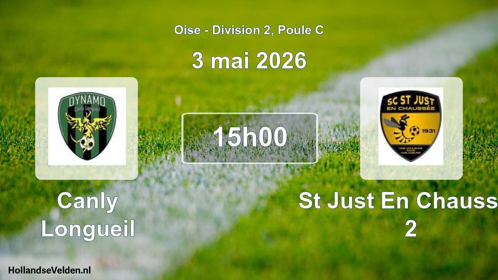 Match programmé: Canly Longueil - St Just En Chaussee 2 (3 mai 2026)