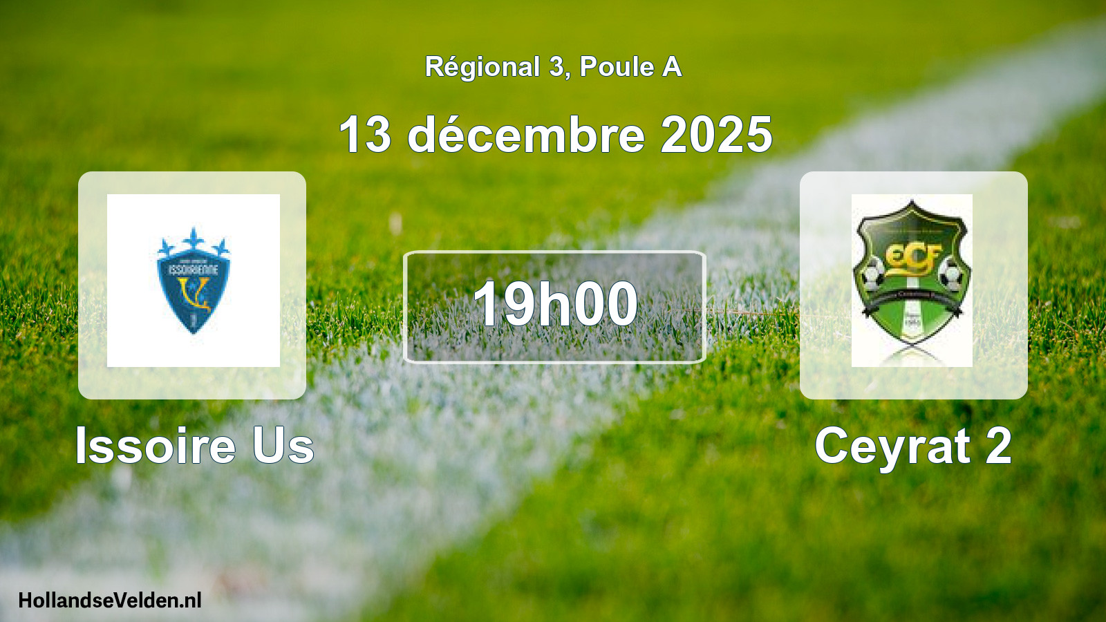 Scheduled Match: Issoire Us - Ceyrat 2 (13 December 2025)