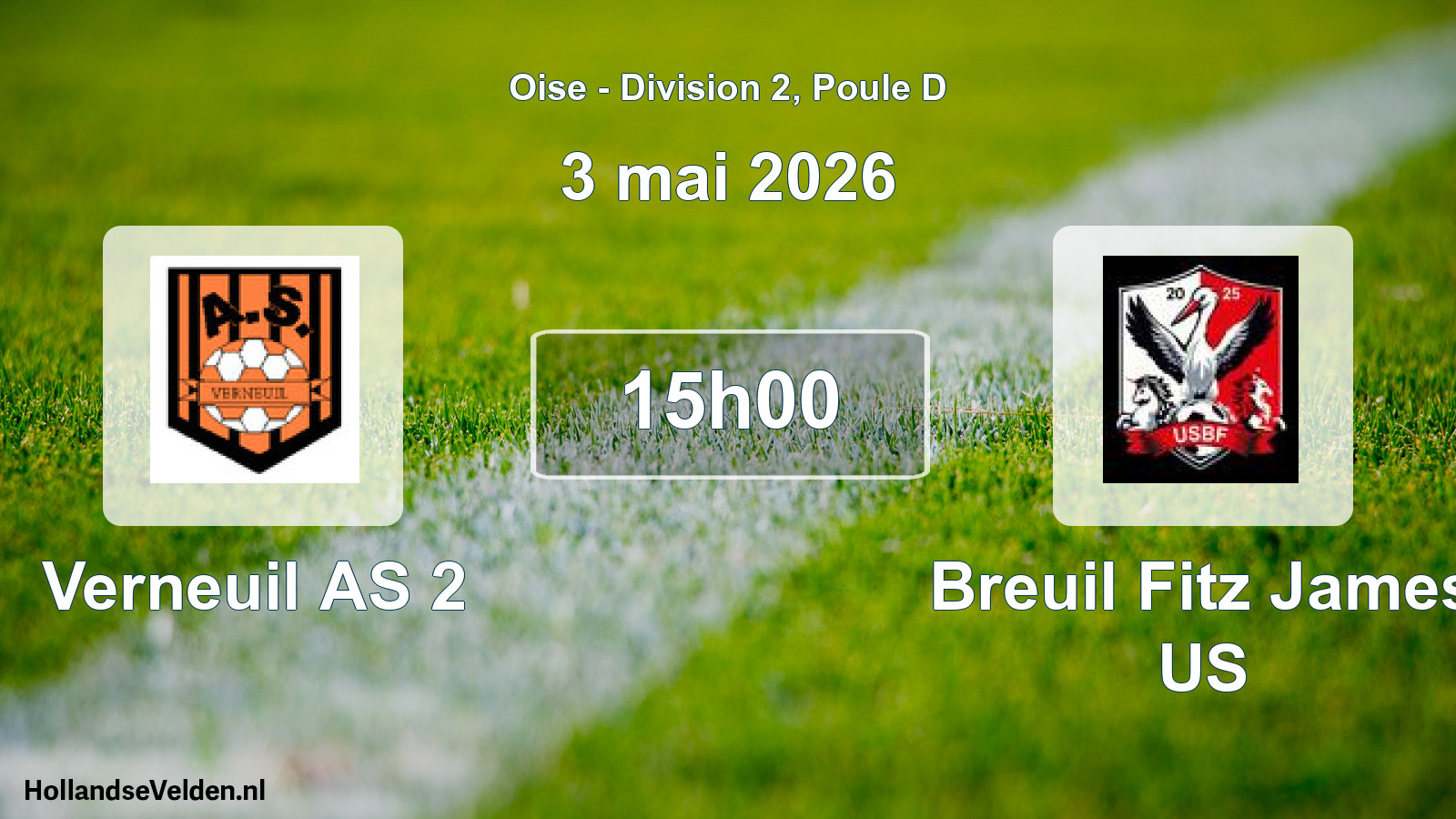 Scheduled Match: Verneuil AS 2 - Breuil Fitz James US (3 May 2026)