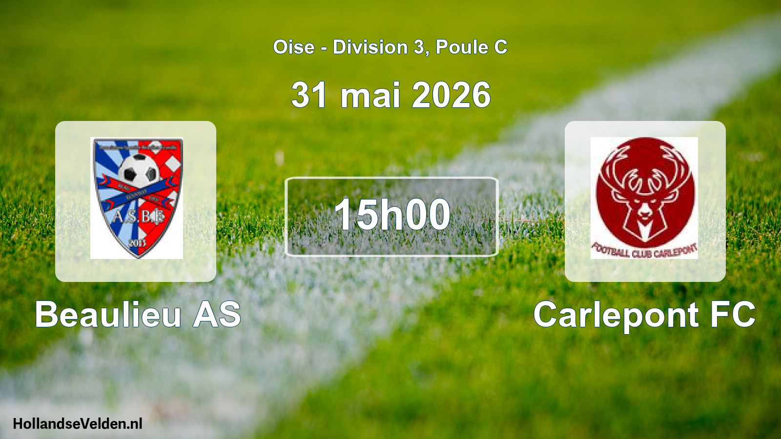 Scheduled Match: Beaulieu AS - Carlepont FC (31 May 2026)