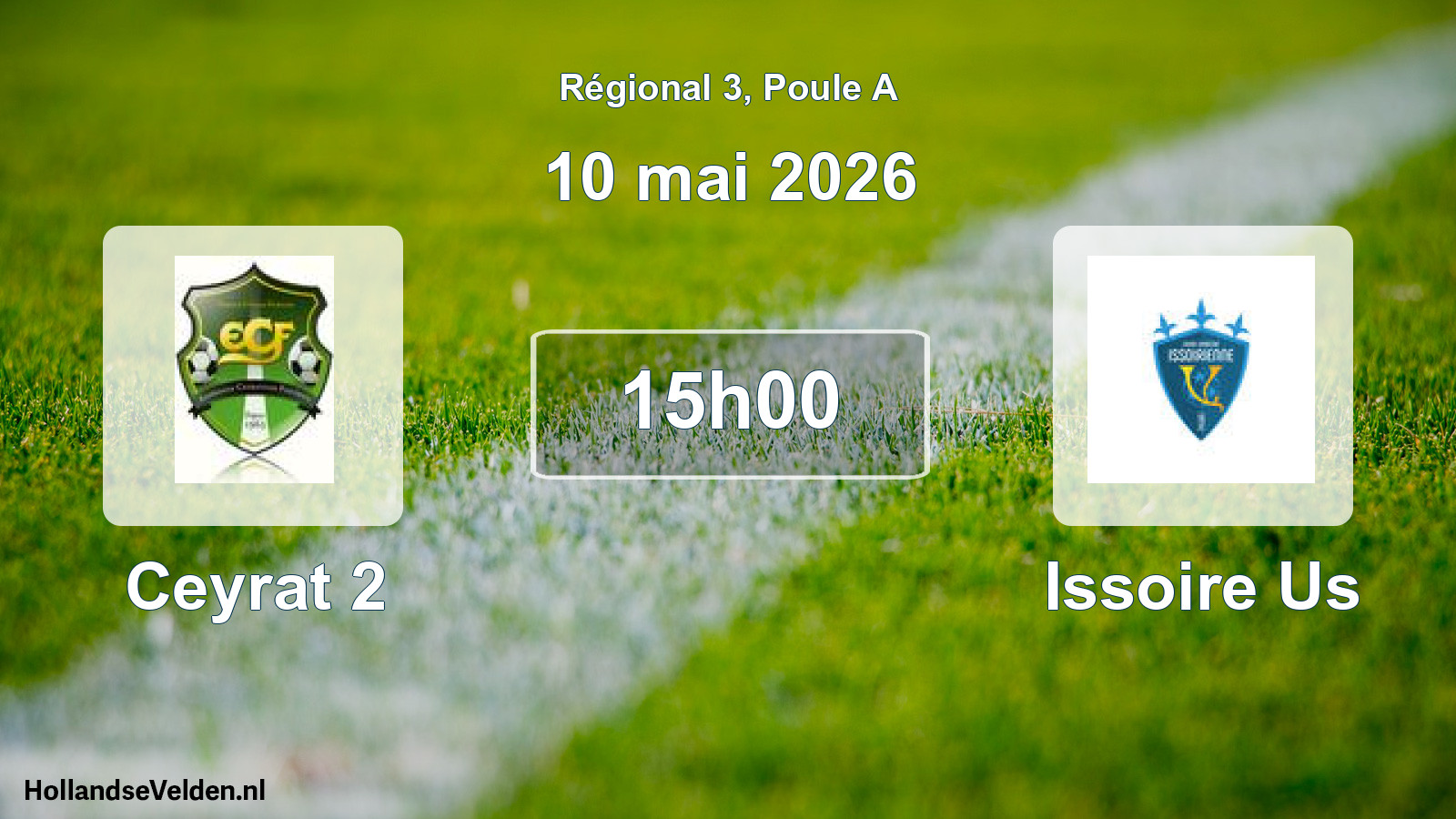 Scheduled Match: Ceyrat 2 - Issoire Us (10 May 2026)