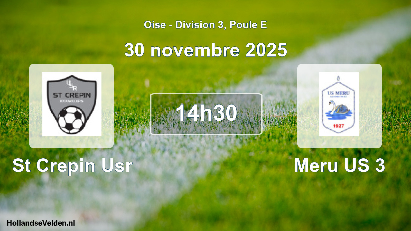 Scheduled Match: St Crepin Usr - Meru US 3 (30 November 2025)