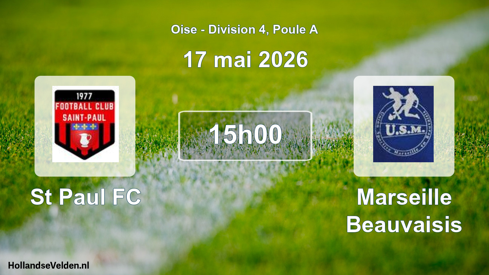 Scheduled Match: St Paul FC - Marseille Beauvaisis (17 May 2026)