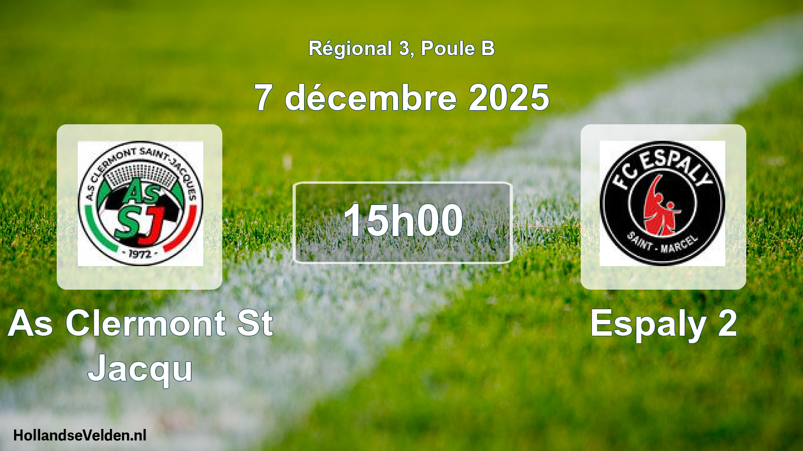 Scheduled Match: As Clermont St Jacqu - Espaly 2 (7 December 2025)