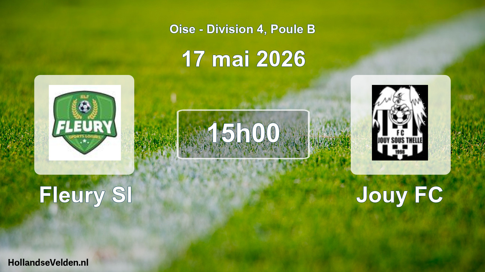 Scheduled Match: Fleury Sl - Jouy FC (17 May 2026)